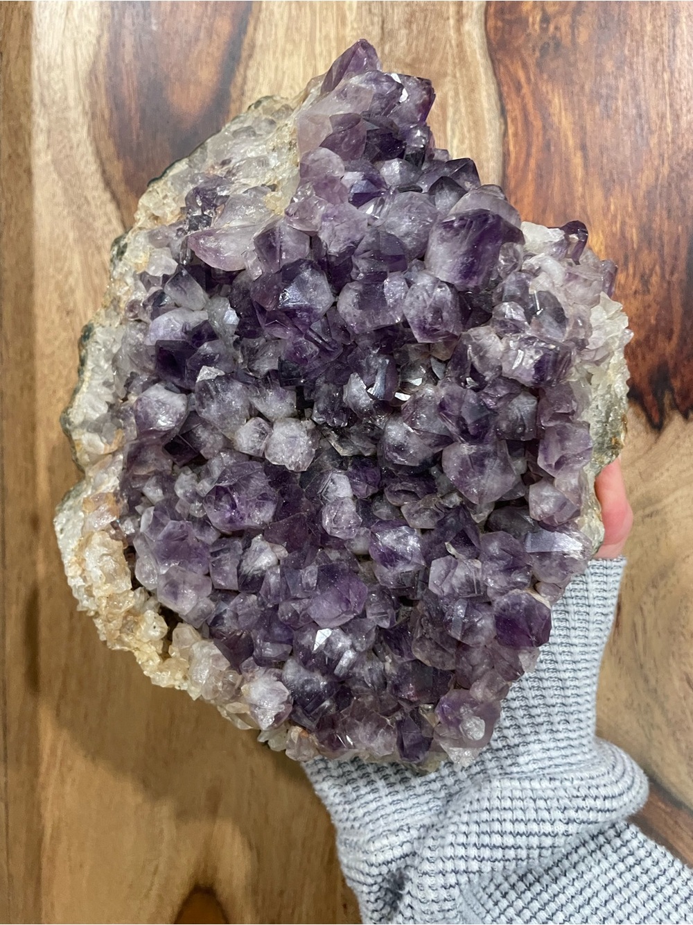 ✨ CLEARANCE ✨ Amethyst Crystal Cluster - Rich Purple Geode Uruguay